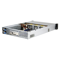 Casing Server 2U Desainer Casing Server Psu Chassis Komputer untuk Penyimpanan Terdistribusi atau Pemantauan Keamanan Dengan Backplane 6Gb/s
