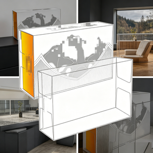 Wholesale Sunproof Clear PET Acrylic <b>Box</b> Eco-Friendly for Customized Color & Logo Collector Preservation Case for <b>Display</b> - Product Image 2