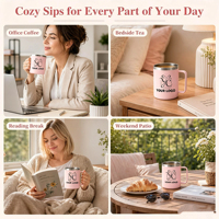 Gobelet isotherme en acier inoxydable avec couvercle coulissant anti-fuite, tasse de voyage pour café, personnalisable avec logo, pour voiture, extérieur, cadeau