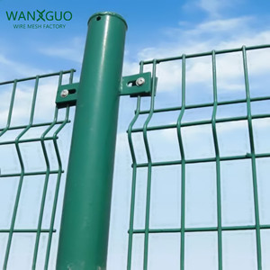 Tùy chỉnh ngoài trời thép mạ kẽm kim loại uốn hàn dây hàng rào tấm An ninh kim loại 3D cong hàng rào - Product Image 3