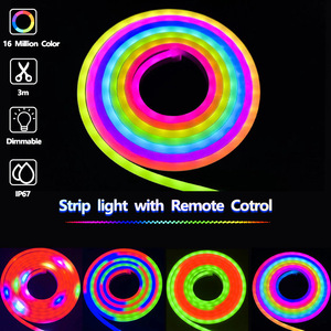 ไฟ LED แถบยูเอสบี สีสันสดใส ควบคุมผ่านแอพ ปรับแต่งสีได้ ยืดหยุ่น ใช้ได้กับรถยนต์ ห้องเล่นเกม ตกแต่งบ้าน - Product Image 2