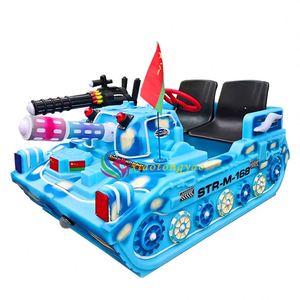 Venta al por mayor de coches de choque eléctricos para exteriores tipo tanque para centros de entretenimiento, con motor de 450W, 20 niveles de velocidad y construcción metálica - Product Image 6
