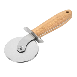 Roulette à pizza pliable en acier inoxydable, trancheur à pâtisserie tranchant et durable, poignée ergonomique, outil de cuisine, boulangerie, pizzeria, pâtisserie - Product Image 1