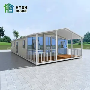 중국 공급 업체 확장 가능한 디자인 접이식 컨테이너 하우스 2 룸 3 룸 홈 저장 집