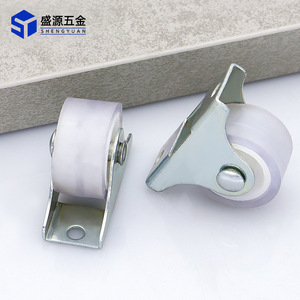 Shengyuan Furniture Caster PVC Silent Rigid Plate Mount For <b>Cabinets</b> Shelves Handcarts - Product Image 1
