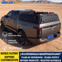 Couverture de benne de camionnette MOLANEX à demi-hauteur, rigide, tout-terrain, pour F-150, acier de haute qualité, imperméable, installation sans perçage
