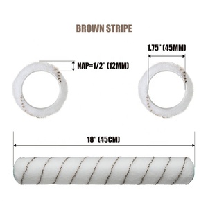 18 \ "tự làm công nghiệp cấp Nylon Polyamide sơn Con lăn refill cho tường trần nhà sàn - Product Image 3