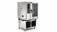 Horno Combinado Comercial de Acero Inoxidable de 380V, Horno Combinado Multiusos Comercial de 6 Bandejas con Pantalla Táctil