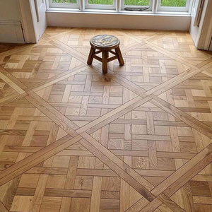 AVANTIMORA Parquet de Roble Blanco Europeo Multicapa E0 E1 Brillante Grado AB de 14mm 16mm con Sistema T&G Versailles para Almacenamiento y Armarios - Product Image 1