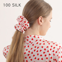 Jachon En gros, Élastiques à cheveux doux en soie de mûrier coréenne 19 Momme, sans chaleur, pour filles, pour tenues simples, type chouchou