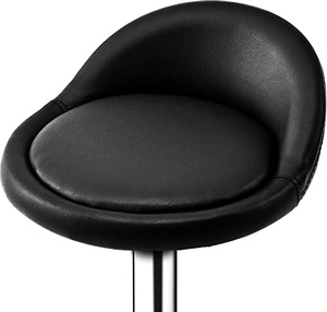 Thấp trở lại Bắc Âu ăn uống xoay PU ghế trắng Faux Da bar nhà bếp thanh Ghế xoay Bar ghế Bắc Âu tối giản phân hiện đại - Product Image 3