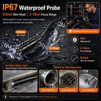 Zie de Invisible Industrial Endoscope met 4,3 inch IPS-scherm en IP67-geclassificeerde sonde. Extern scherm versterkt verborgen details