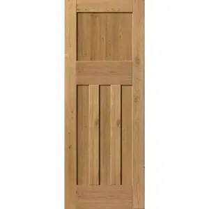 96-inch solid Shaker door with handles for houses