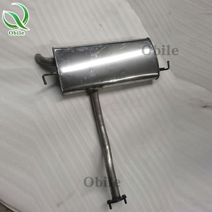 Silenciador de escape de acero inoxidable 409 para silenciador trasero <span class=keywords><strong>Hyundai</strong></span> Ix35 con un solo tubo - Product Image 2