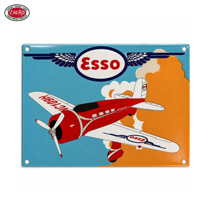 Plaque en émail vintage effet vieilli en forme de boîte de café <span class=keywords><strong>Maxwell</strong></span> House pour décoration murale de cuisine, café ou bar - Product Image 4