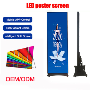 Pantalla de póster LED vertical P2 P1.86, pantalla de tienda de ropa para centro comercial, pantalla de visualización a todo color para Centro Comercial - Product Image 3
