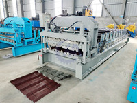 Máquina de fabricación de techos de metal corrugado