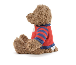 Vente en gros personnalisé ours en peluche rose personnalisé peluche vêtements PP coton doublure en maille de remplissage pour enfants cadeau pour enfants - Product Image 5