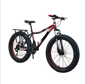 Per uomo adulto grasso pneumatico <span class=keywords><strong>bici</strong></span> con forcella in acciaio di migliore qualità quattro 26 pollici telaio in acciaio ad alto tenore di carbonio Mountain Bike MTB bicicletta per gli uomini - Product Image 1