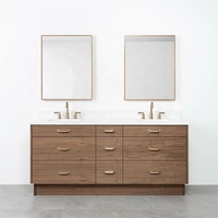 Meuble-lavabo moderne à double évier Meuble-lavabo durable à la mode Meuble-lavabo à prix abordable