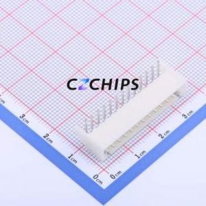 S13B-XH-A(LF)(SN) Wire-to-Board Pin Header Bent Lead Through Hole,P=2.5mm Connector 1x13P 2.5mm Right Angle Insert XH - Product Image 1