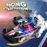 Voiture de course télécommandée 27 MHz à 4 canaux avec lumières clignotantes dynamiques pour des courses à haute vitesse, des performances de course excitantes et amusantes