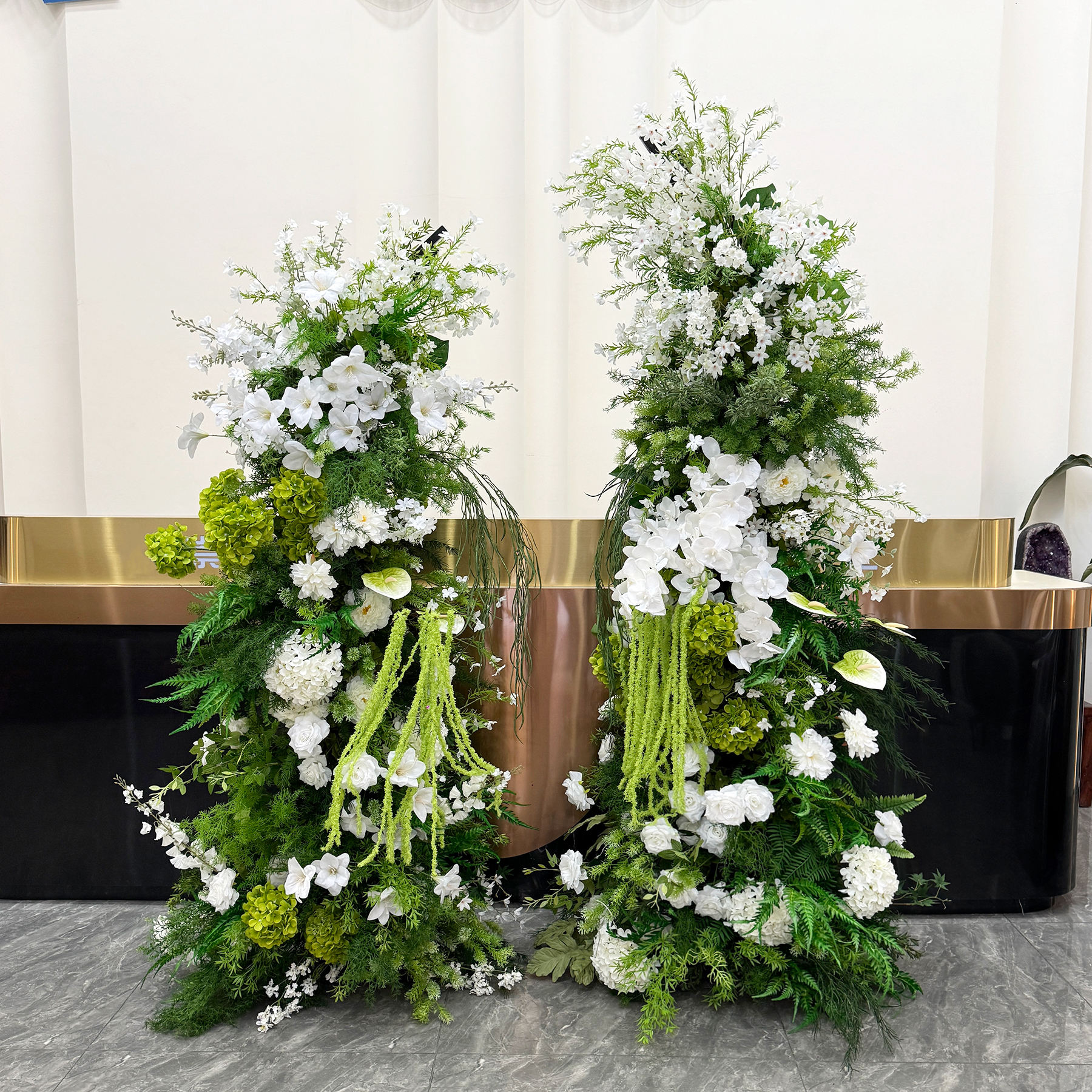 190*230 cm-y compris étagère en fer