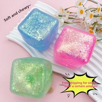 Cube d'eau anti-stress, gadget amusant, matériau TPR, jouet créatif pour enfants, sensation d'eau