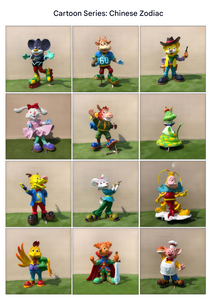 Sculpture en résine de capitaine de 1,8 mètre de haut, personnage de dessin animé, peinte à la main, artistique - Product Image 3