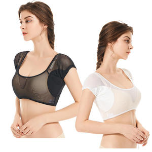 Débardeur anti-transpiration pour femme avec coussinets absorbants réutilisables en maille respirante, pour prévenir les taches de sueur sous les aisselles - Product Image 6