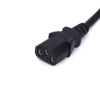 Câble d'alimentation PC Sunny IEC320 C13 1,5 m 10 A 250 V, fil de cuivre isolé PVC pour l'électronique grand public et les appareils électroménagers