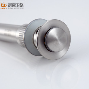 Válvula de desagüe emergente Chenlu de acero inoxidable de 1.25 pulgadas con compresión anticorrosión para lavabo de baño - Product Image 2