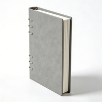 Carnet de notes en cuir de luxe, logo gravé sur mesure, rechargeable, format A5, pour les voyages, le bureau, l'écriture et la collection