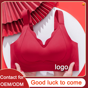 <span class=keywords><strong>Reggiseno</strong></span> Estivo Senza Ferretto per Donna, <span class=keywords><strong>Rosso</strong></span> Festivo, Traspirante, Personalizzabile, Taglia 4XL, Effetto Nudo, <span class=keywords><strong>Push</strong></span>-<span class=keywords><strong>Up</strong></span>, Coppa Intera - Product Image 2