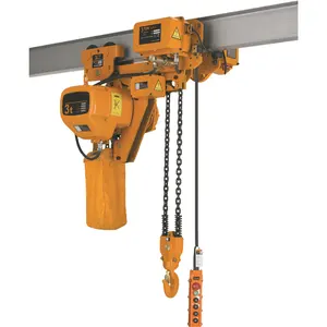 Available 1t 2t 3t Motorized Trolley Type Electric Chain Hoist For Crane from