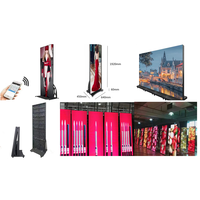Intérieur HD 3840Hz 640*1920mm GOB Led Affichage Mobile Debout P1.5 P1.8 P2 P2.5 Affiche Led Écran D'affichage pour La Publicité