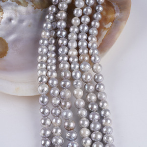 Cuentas Edison de Zhuji de 9-11 mm, Perlas Sueltas Naturales de Agua Dulce, Dispersas, para Hacer Collares y Pulseras, Hilo de Cuentas Hechas a Mano - Product Image 2