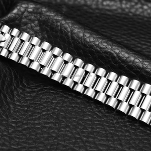 Correa de Repuesto de Acero Inoxidable de 20 mm y 3 Eslabones para Reloj Rol-e-x Oy-ster Per-petual <span class=keywords><strong>Datejust</strong></span> - Product Image 4