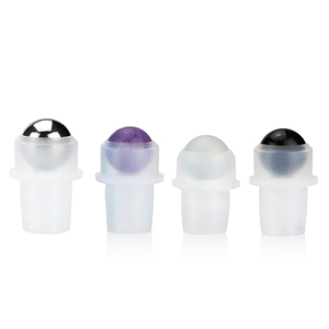 Nước Hoa Mới 4Ml 6Ml 8Ml 10Ml Sương Giá Rõ Ràng Màu Xanh Lá Cây Màu Xanh Hổ Phách Thủy Tinh Cuộn Trên Chai Với Con Lăn Bóng - Product Image 6