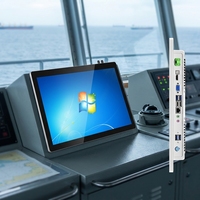 Komputer Industri Tanpa Kipas Mini PC Embedded Box PC Monitor Layar Sentuh Industri Tangguh Komputer Panel All-in-One