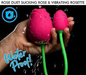 Los Más Vendidos: Vibrador <span class=keywords><strong>de</strong></span> Doble Punta en Forma <span class=keywords><strong>de</strong></span> Rosa con 10 Modos, Estimulador <span class=keywords><strong>de</strong></span> Pezones y Clítoris, Huevo Vibrador Tipo Rosa, Juguetes Sexuales - Product Image 5