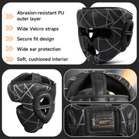 Casque de boxe professionnel avec EVA haute densité épaissi, protège-tête pour entraînement Muay Thai et Sanda, logo personnalisé disponible