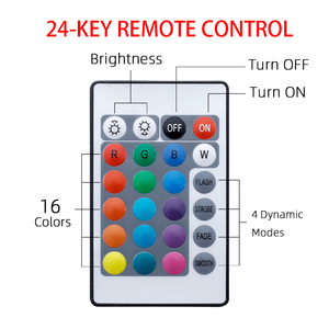 Luz LED RGB resistente al agua IP68, ventosa de ABS sumergible, luz de ducha con batería remota RF para baño de <span class=keywords><strong>piscina</strong></span> - Product Image 2
