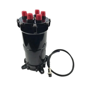 Tanque de compensación de combustible universal para <span class=keywords><strong>coche</strong></span> de carreras de 1.5L para bomba externa doble, celda de captura de almacenamiento de aceite de metanol e hidrógeno - Product Image 2
