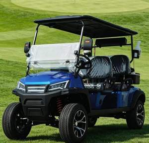 Carrito de Golf Eléctrico de 4 Plazas, Carrito de Caza, Buggy de Golf, Carrito de Golf con Batería para Caminos Privados - Product Image 2