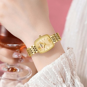 Montres de mode CURREN 9093 pour femmes, montres simples à quartz avec bracelet en acier inoxydable - Product Image 3
