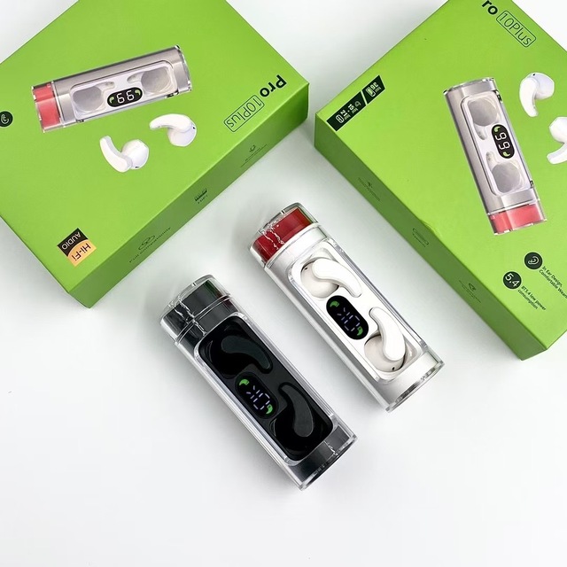 Pro10plus TWS Wireless Earbuds BT 5.1 Digital Display ENC Noise Cancellation IPX4 Waterproof Sports Gaming Earphone