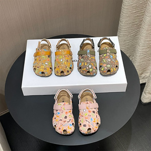 HIPPO KIDS Sandalias para niños Retro Zapatos de suela blanda para exteriores Estampado de <span class=keywords><strong>dibujos</strong></span> animados Niñas Zapatos de playa Zapatos casuales de verano - Product Image 6