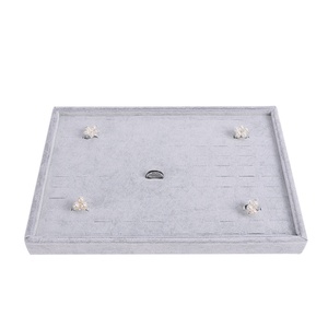 Présentoir de Luxe en Velours Brossé Étanche pour Bijoux – Présentoir de Comptoir pour Boucles d'Oreilles, Pendentifs, Clous d'Oreilles, Bagues et Colliers - Product Image 6