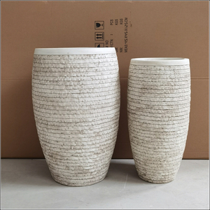 European Classic Planter Tall Flower Vase <b>Small</b> Flowerpot <b>for</b> Hotel <b>Home</b> Living Room Wedding Scene Flower Decoration - Product Image 1
